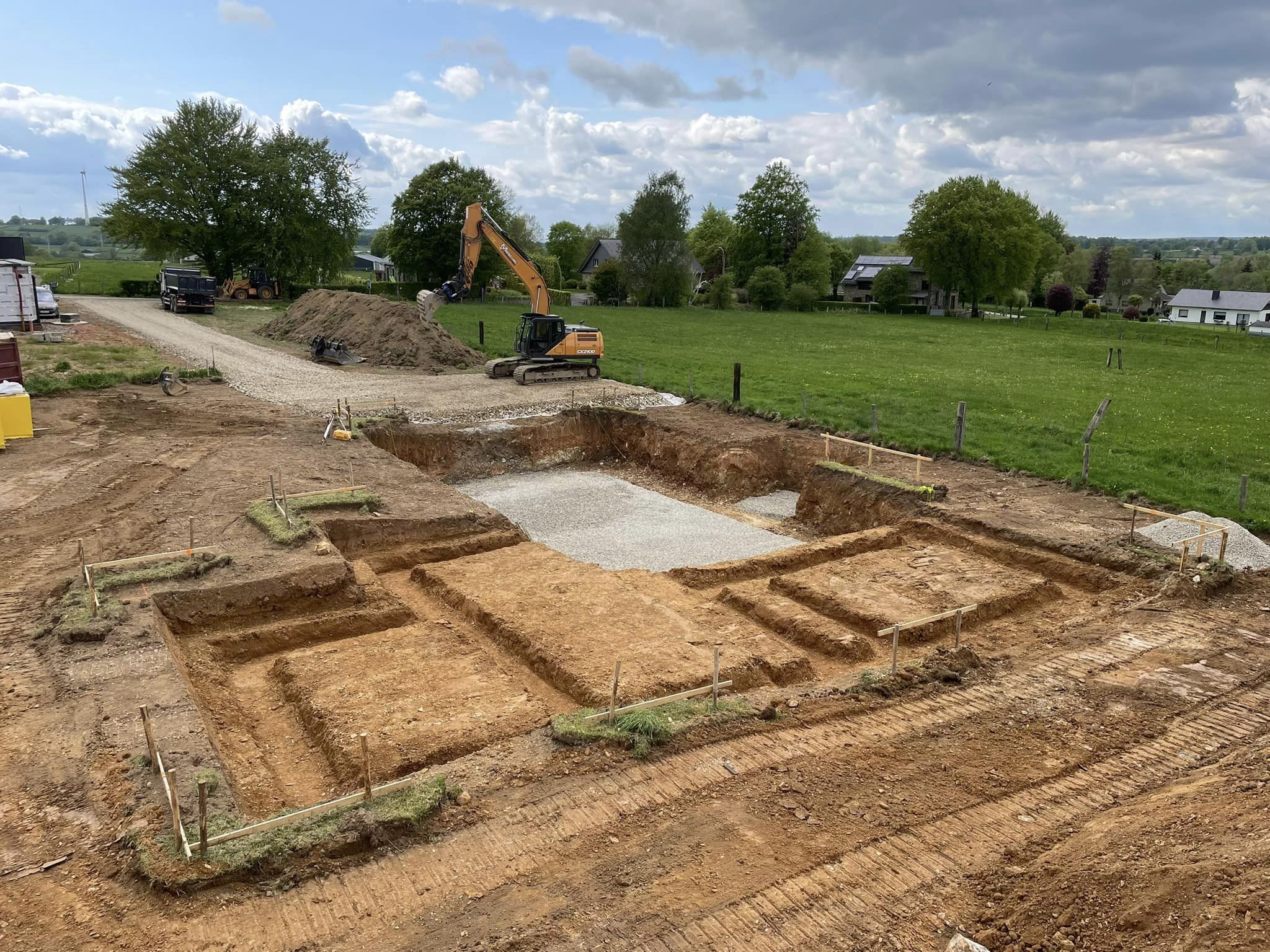Travaux d’égouttage Marichal
